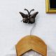 Antique Butterfly Metal Wall Hooks Pack of 3